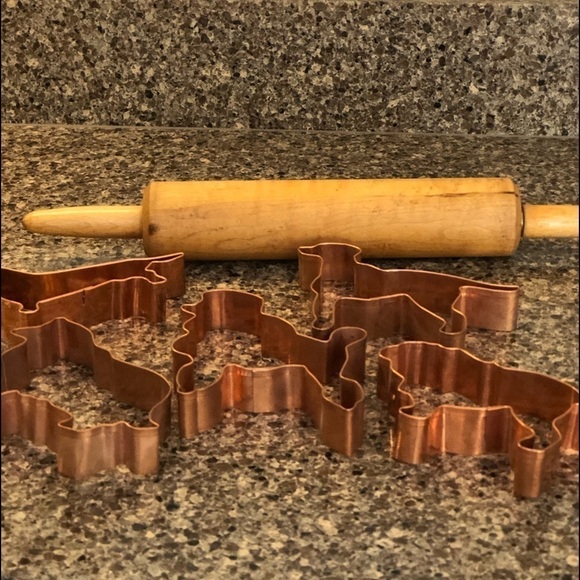 Vintage Martha By Mail Copper Dog Cookie Cutters Set - Picture 4 of 16